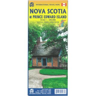 Neuschottland und Prinz-Edward-Insel 1:380,000