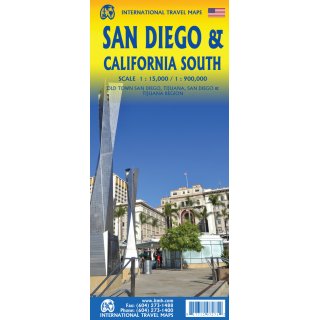 California South & San Diego 1:15.000/1:900.000