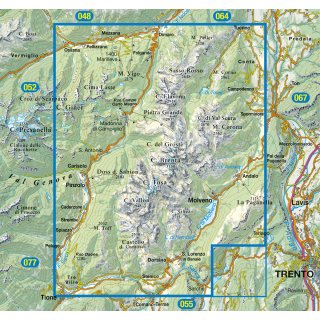 053 Dolomiti di Brenta 1:25.000