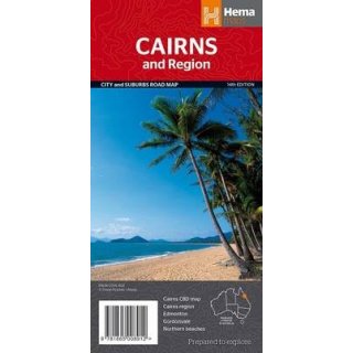 Cairns & Region City and Suburbs Road map