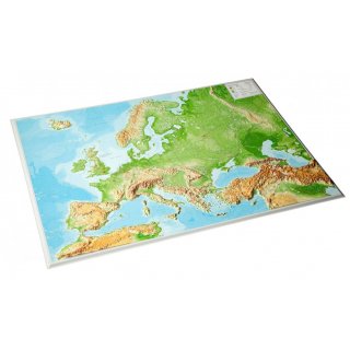 Europa Reliefkarte 1:8.000.000