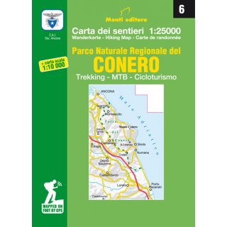 Parco Naturale Regionale del Conero 1:25.000