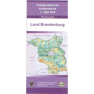 Brandenburg (Normalausgabe) 1:250.000