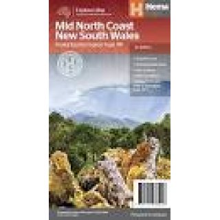 Mid North Coast New South Wales Map 1:350 000