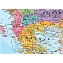 Europa, politisch. Mit Flaggen 1:4.300.000