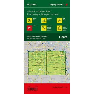 Naturpark Lneburger Heide 1:50.000 mit Info-Guide