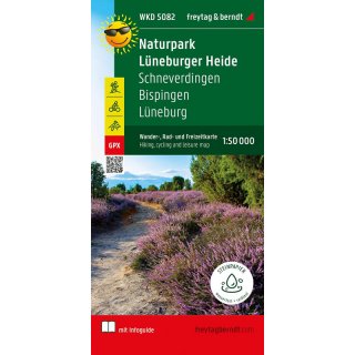 Naturpark Lüneburger Heide 1:50.000 mit Info-Guide
