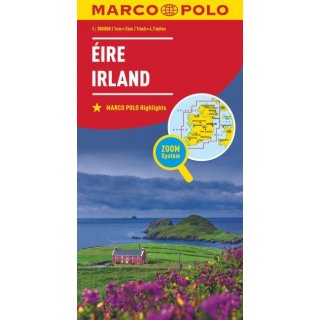 MARCO POLO Lnderkarte Irland 1:300 000