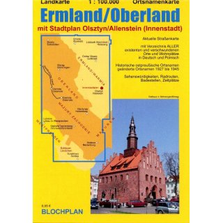 Landkarte Ermland/Oberland