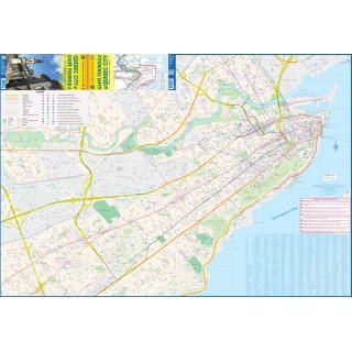 Quebec City & Gaspe Peninsula 1:10.000/1:750.000
