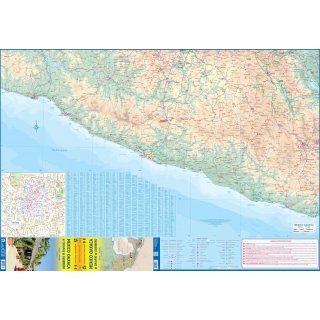 Mexiko Oaxaca - Chiapas - Guerrero 1:700.000