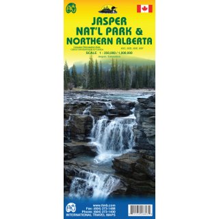 Jasper National Park & Northern Alberta 1:250.000/1:1.000.000