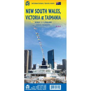 New South Wales - Victoria - Tasmania 1:1.9 Mio.