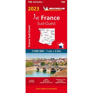 Frankreich 1/4, Sdwest 1:500.000