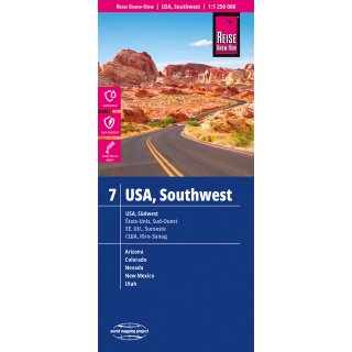 USA Sdwest 1:1.250.000