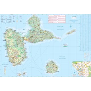 Guadeloupe/Dominica 1:110.000/1:50.000