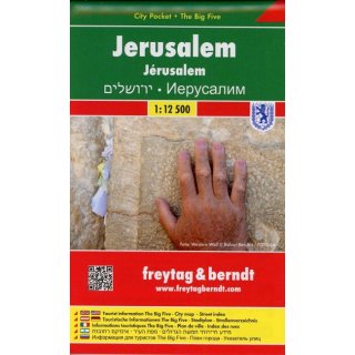 Jerusalem, Stadtplan 1:12.500