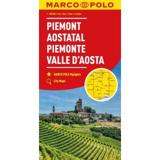 Piemont, Aostatal 1:200.000