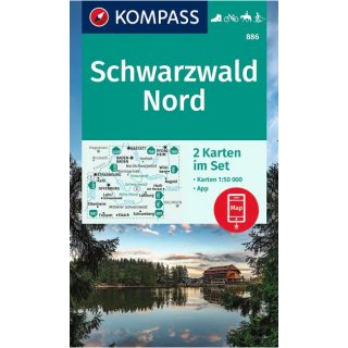 WK  886 Schwarzwald Nord 1:50.000