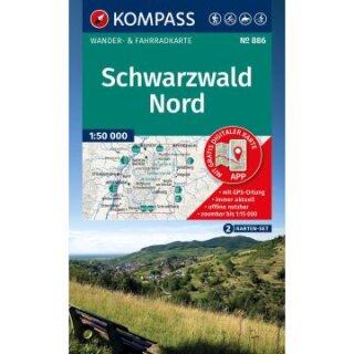 WK  886 Schwarzwald Nord 1:50.000