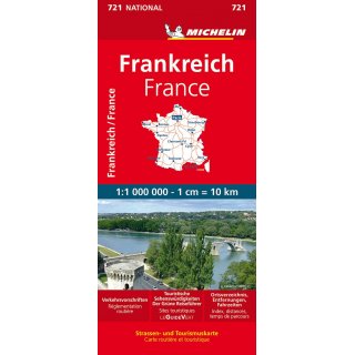 Frankreich 1:1.000.000 (einseitig)