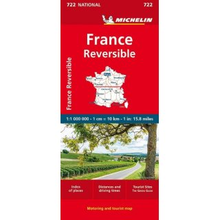 Frankreich 1:1.000.000 (doppelseitig)