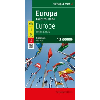 Europa - politische Karte 1:3,5 Mio