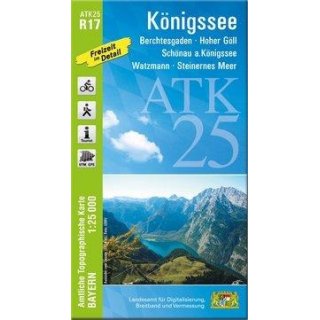 UK 25-R17 Knigssee 1 : 25 000