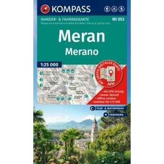 Kompass WK 053 Meran