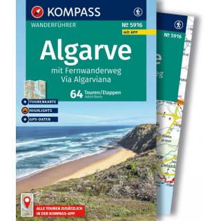 Wanderf�hrer Algarve mit Fernwanderweg Via Algarviana