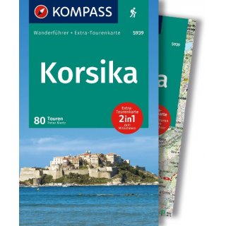 KOMPASS Wanderfhrer Korsika, 80 Touren