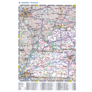 USA Road Atlas Midsize Road Atlas