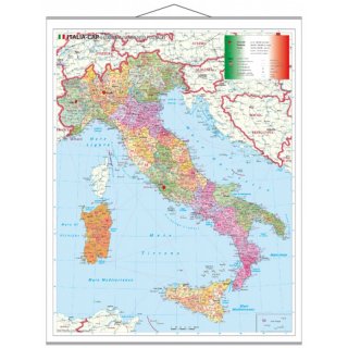 Italien Postleitzahlenkarte 1:1.600.000