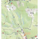 Branen-Tal  topographische Wanderkarte :