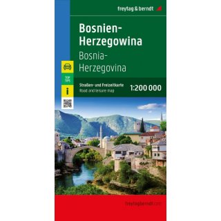 Bosnien-Herzegowina 1 : 200 000. Autokarte