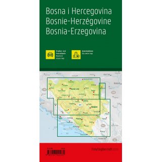 Bosnien-Herzegowina 1 : 200 000. Autokarte