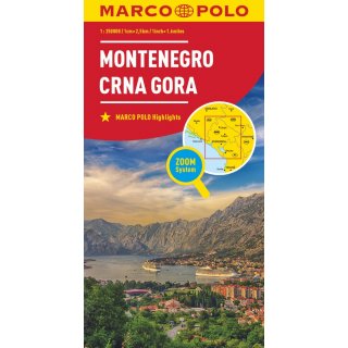 MARCO POLO Lnderkarte Montenegro 1:250.000