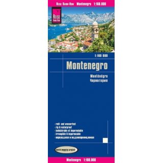 Reise Know-How Landkarte Montenegro 1:160.000