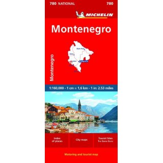 Montenegro - Michelin National Map 780