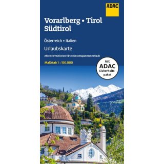 ADAC Urlaubskarte sterreich 06 Vorarlberg, Tirol, Sdtirol