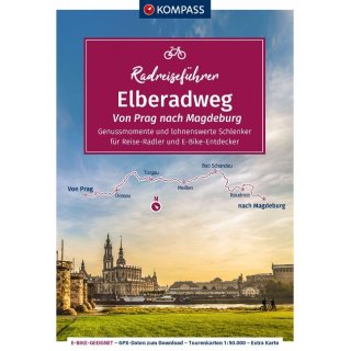 Radreisef�hrer Kompass Elbe Prag nach Magdeburg