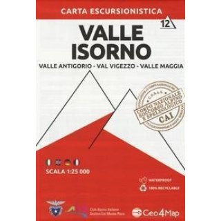 Valle Isorno 1 : 25.000