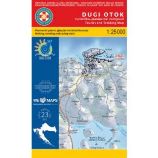 IInsel Dugi   1:25.000 Dinarische Alpen