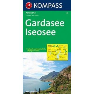 Gardasee, Iseosee 1:125.000
