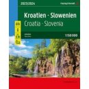 Kroatien - Slowenien, Autoatlas 1:150.000