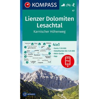WK   47 Lienzer Dolomiten, Lesachtal, Karnischer Hhenweg