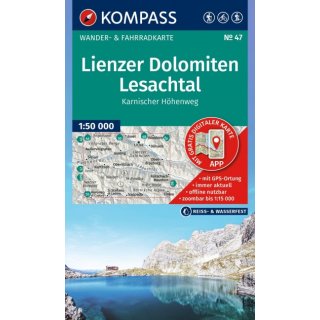 WK   47 Lienzer Dolomiten, Lesachtal, Karnischer H&ouml;henweg
