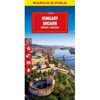 Ungarn  Lnderkarte 1: 350 000