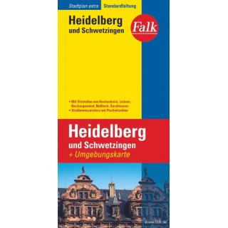 Heidelberg und Schwetzingen 1:17.500