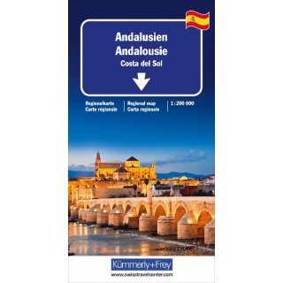 Andalusien, Costa del Sol 1: 200 000